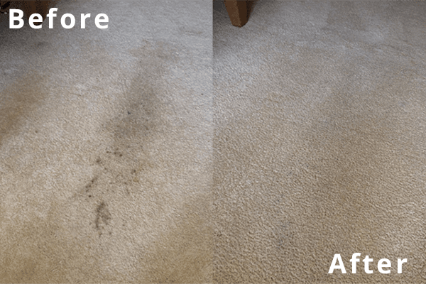 before and after cleaning